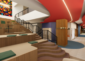 Corridor and stairs